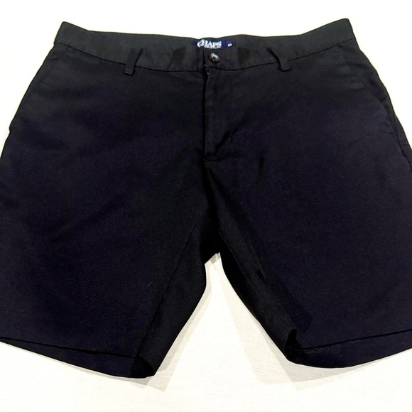 Chaps Golf Shorts Flat Front Shorts in Black Size 34 - Picture 1 of 7